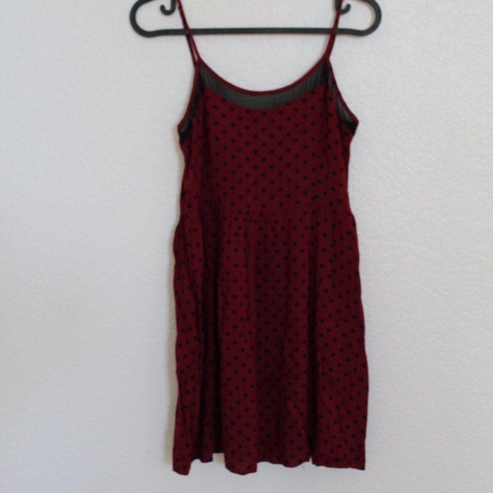 Forever 21 Cami Skater Dress w/Polka Dots